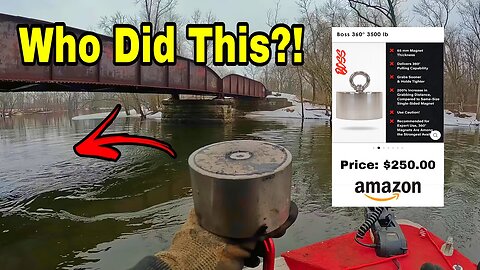 Dragging My Giant $250 Magnet Down the River - You Won’t Believe What I Found!!!