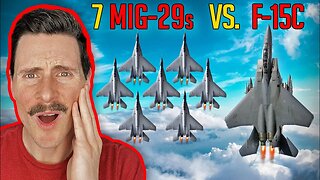 Fighter Pilot Reacts to 7 Mig-29s vs F-15C