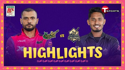 Highlights _ Sylhet Strikers vs Chattogram Challengers _ BPL 2024 _ Match 13