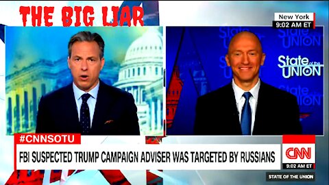 Watch Jake Tapper Promote "THE BIG LIE" about the Election