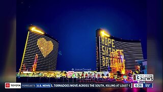 'Hope Shines Bright' on the Las Vegas Strip