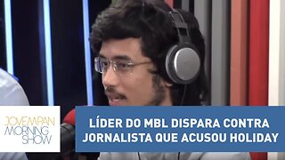 Líder do MBL dispara contra jornalista que acusou Holiday: “militante política” | Morning Show