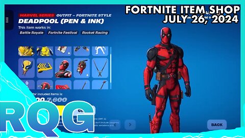 “NEW” DEADPOOL & WOLVERINE BUNDLE IS HERE! FORTNITE ITEM SHOP (July 26, 2024)