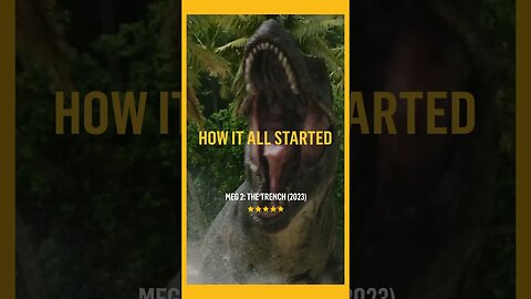 The Beginning Meg 2: The Trench Movie #shorts #meg2 #meg2thetrench Megalodon Shark Scenes | 2023 4K