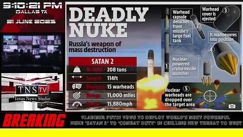 Vladimir Putin vows to deploy world’s most powerful nuke ‘Satan 2’ to ‘combat duty’ --