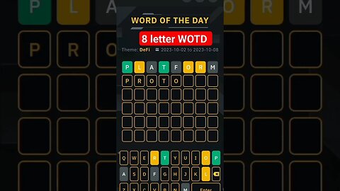 8 letter WOTD answer binance #puzzle #binancewodl #quiz