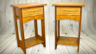 Make BedSide Tables (Nightstand) / Arts & Crafts Style | Woodworking Projects