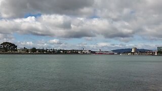 Spirit Of Tasmania 1 Departing Devonport Tasmania Bound For Geelong Victoria.