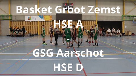 Basket Groot Zemst HSE A - GSG Aarschot HSE D - 18 november 23