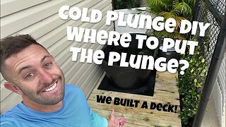 Cold Plunge DIY - Where Should You Put Your Plunge?