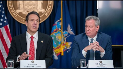 NYC Mayor De Blasio calls for Gov Andrew Cuomo's resignation
