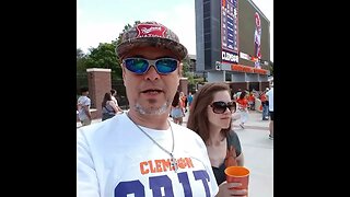 Me & the missus at the Clemson spring game!