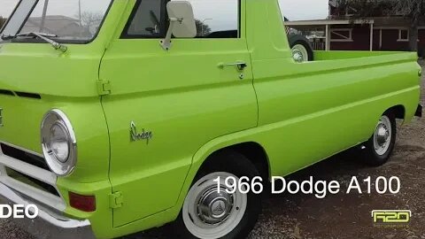 1966 Dodge A100 Truck BAT Cold Start and Driving Video