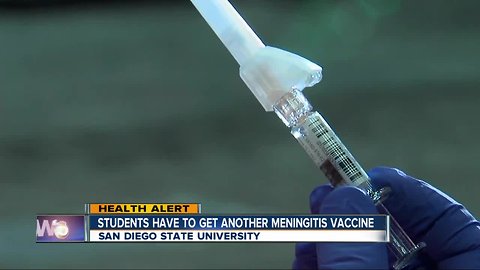 SDSU students may need to get another meningitis vaccine