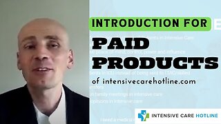 Introduction for Paid Products of intensivecarehotline.com