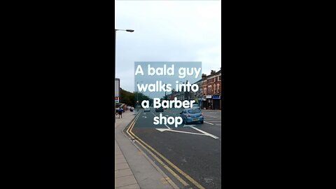 Joke. A bald guy