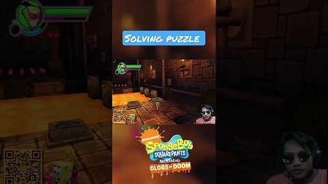 Spongebob menyelesaikan puzzle dalam kuil | Spongebob Squarepants: Globs of Doom #game