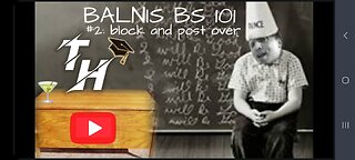 Balnis BS 101: #2 - block & post over.