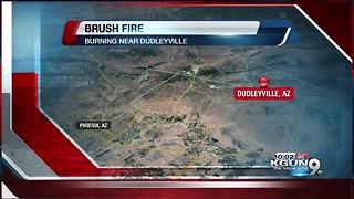 Brush fire destroys homes in Dudleyville in Pinal Country