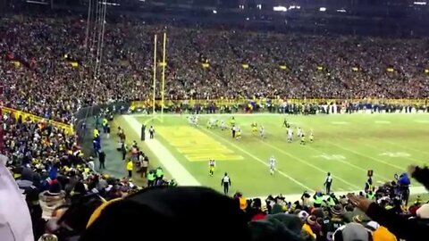 Detroit Lions Calvin Johnson touchdown at the Green Bay Packers game December 28 2014