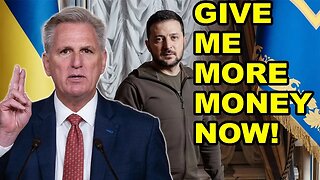Zelensky congratulates Kevin McCarthy on Speaker of the House win! Immediately BEGS for more money!