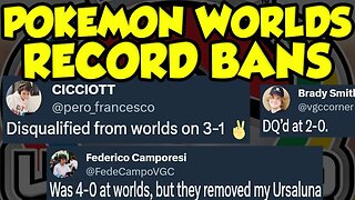 RECORD DISQUALIFICATIONS FOR CHEATING AT POKEMON VGC WORLD CHAMPIONSHIP 2023