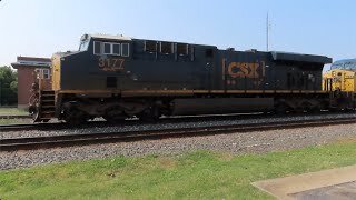 CSX Q017 Intermodal Double-Stack Train From Berea, Ohio July 5, 2021