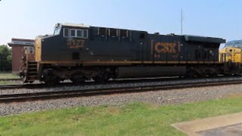 CSX Q017 Intermodal Double-Stack Train From Berea, Ohio July 5, 2021