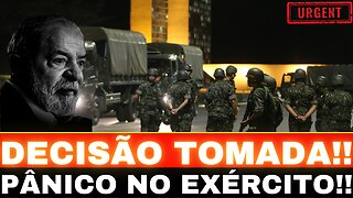 CRISE NO EXÉRCITO!! LULA TOMA DECISÃO!! MILITARES DESESPERADOS....