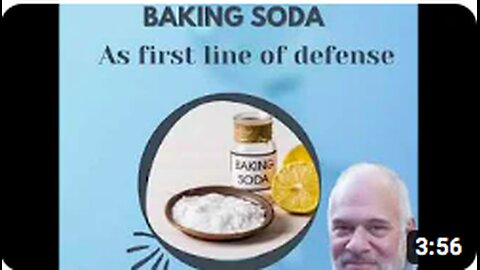 Baking Soda as First Line of Defense - Sodium Bicarbonate