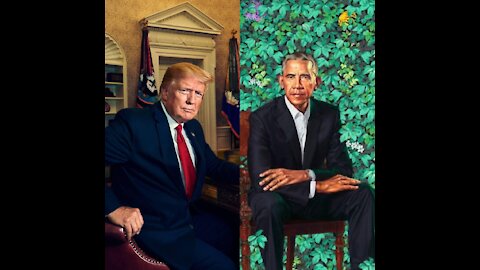 Epic Trump Portrait To Replace Creepy Obama Portrait