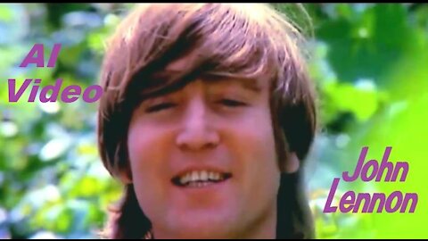 Beatles - John Rain Sleeping - (AI Video - 1966) - Bubblerock - HD