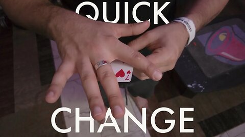 Quick Change Card Trick Tutorial
