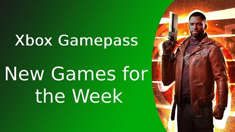 Xbox Game Pass games for the week of 9/18