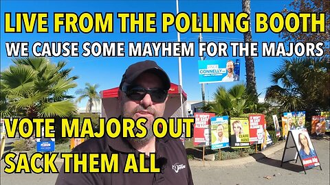Live from the polling booth, we take the piss out of the major parties