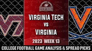 Virginia Tech vs Virginia Picks & Prediction Against the Spread 2023 College Football Analysis