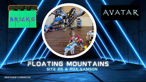 Lego AVATAR Floating Mountains: Site 26 & RDA Samson review - Set 75573 = 887 pcs