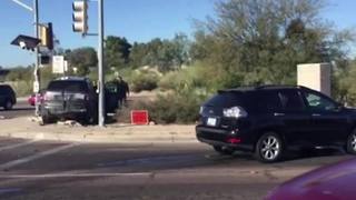 RAW VIDEO: Old Spanish Trail and Camino Seco Crash