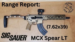 Range Report: Sig Sauer MCX Spear LT Pistol (7.62x39)