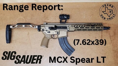 Range Report: Sig Sauer MCX Spear LT Pistol (7.62x39)