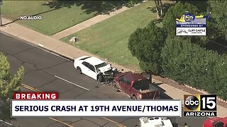 Serious crash near 19th Avenue and Thomas Road