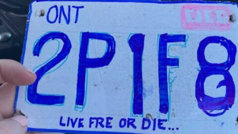 Another Ontario Driver Tried To DIY A Licence Plate & It's Worse Than The Last One (PHOTO)