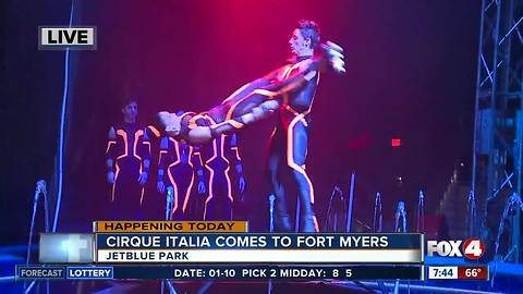 The Water Circus comes to Fort Myers -- 7:30am live report
