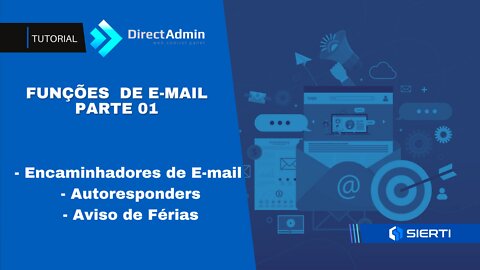 FUNÇÕES DE E-MAIL NO (PAINEL DE CONTROLE) | PARTE 01