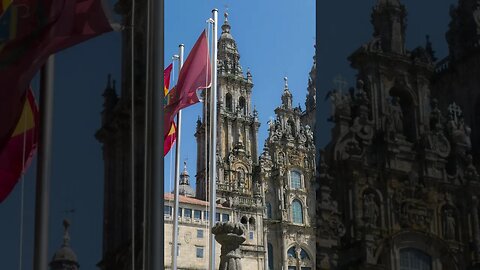 The Majestic Cathedral of Santiago de Compostela: Exploring Spain's Iconic Pilgrimage Site #shorts