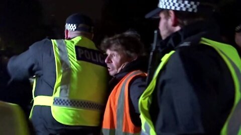 London anti Vaccine Passport Protest - 5th November 2021: Part 4 - Another Arrest