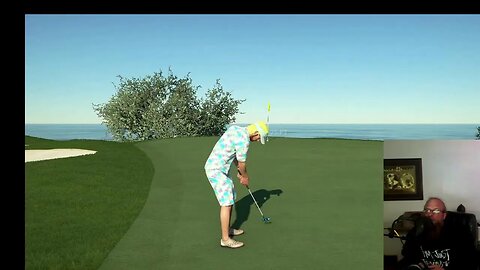 Playing 2k21 golf