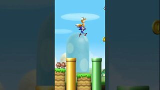 Sonic and Tails | New Super Mario Bros. Wii | #short #gaming