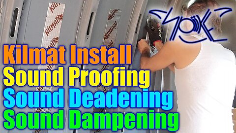 Installing Kilmat Sound Deadening in my van and Filling holes in my floor!