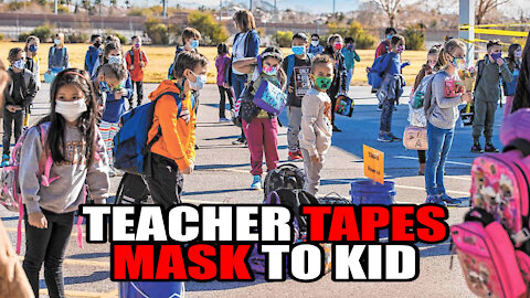 Teacher Reportedly TAPES Mask to Student's Face